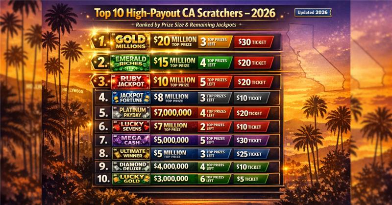 California Lottery Scratchers