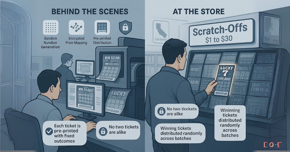 Are California Scratch Tickets Truly Random?