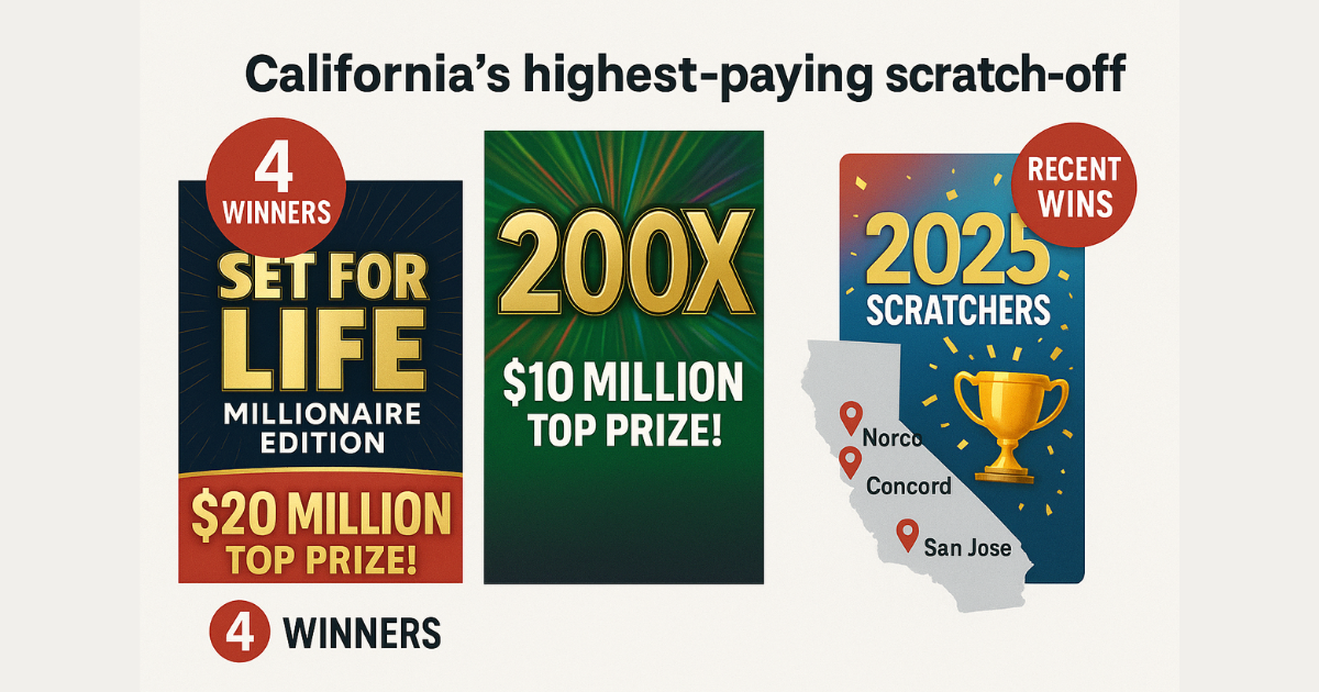 Which Scratch Ticket Wins the Most in California